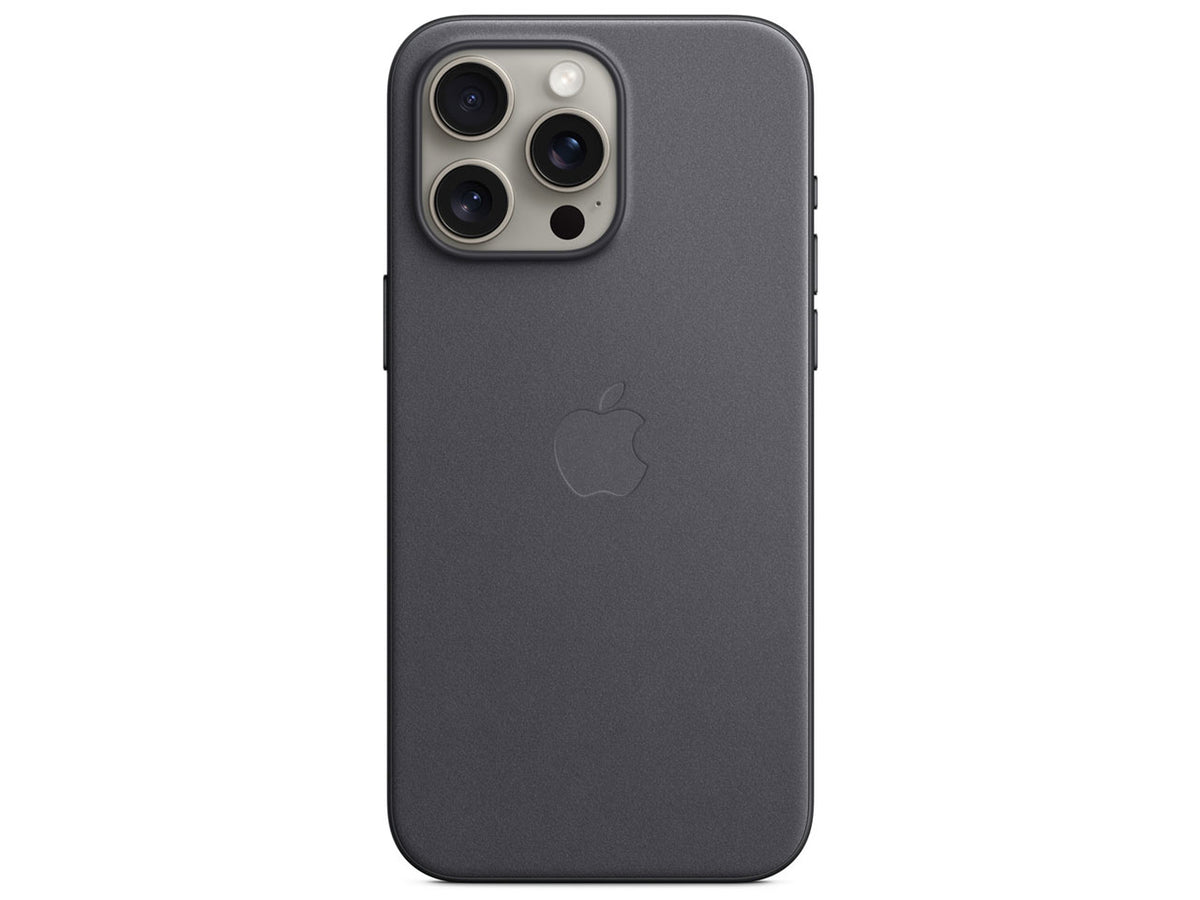 MagSafe対応iPhone15 Pro Maxファインウーブンケース (ブラック)