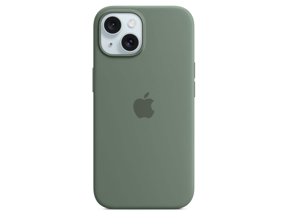MagSafe対応iPhone15シリコーンケース (サイプレス)
