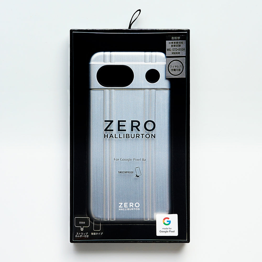 ZERO HALLIBURTON Hybrid Shockproof Case (Matte Silver) - Made for Google