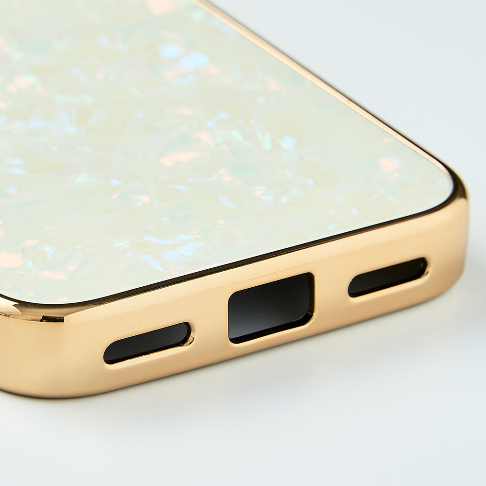 【GooglePixel 8a】Glass Shell(Gold)