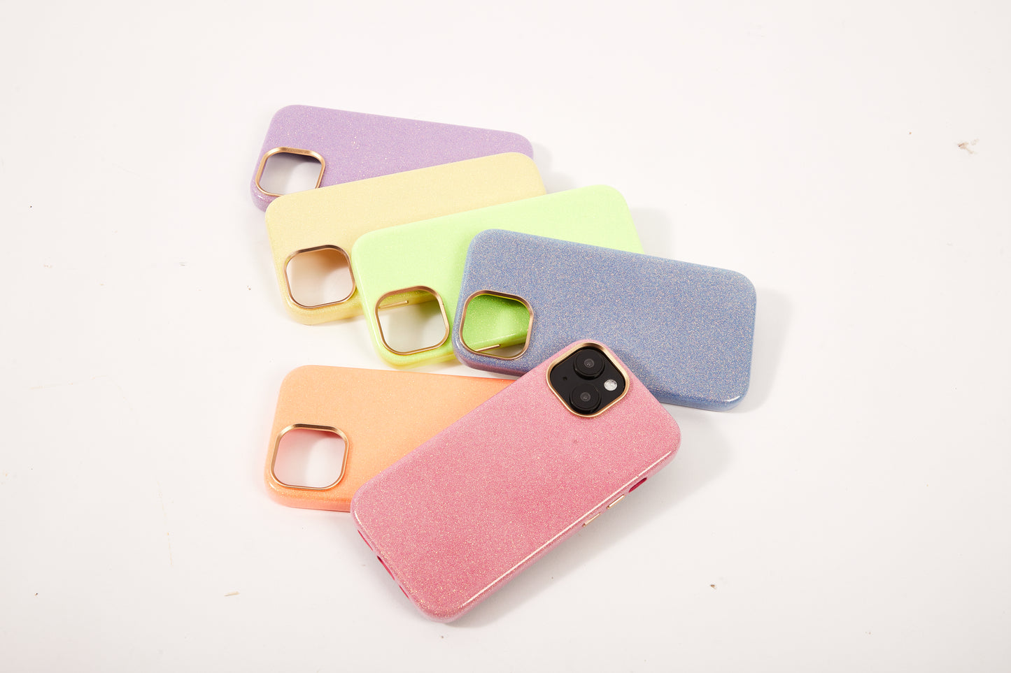 【iPhone15 Pro】Sparkling Case(blue)