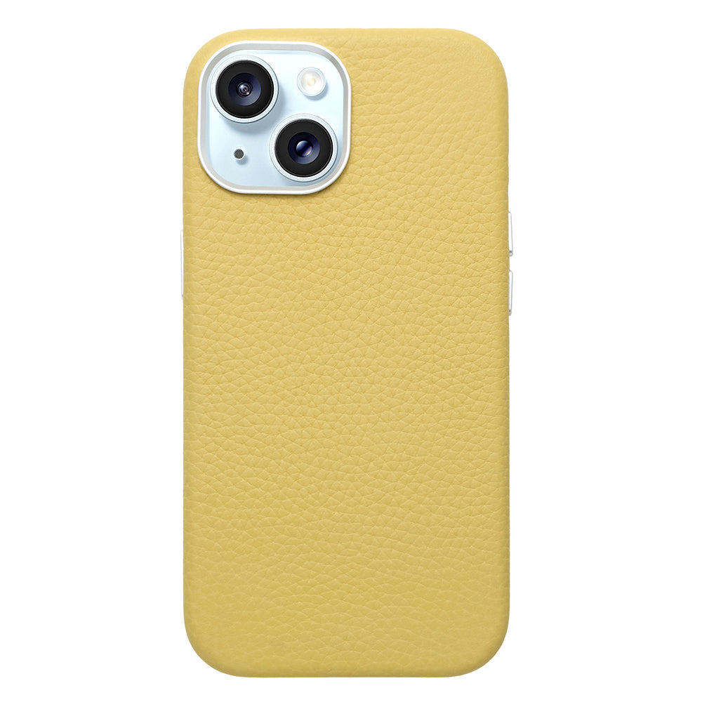 Rich in color Leather Mag Case (banana yellow)