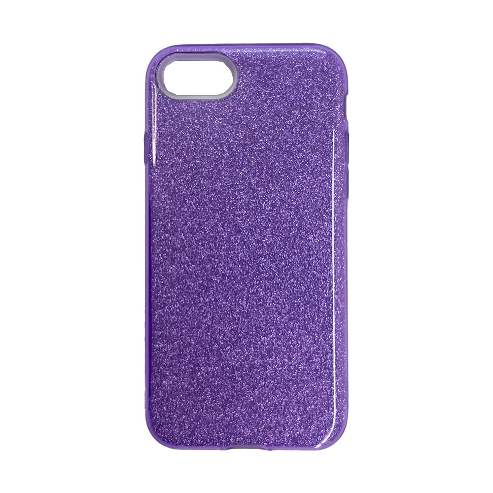 【iPhone13】シャイニーケース (パープル)