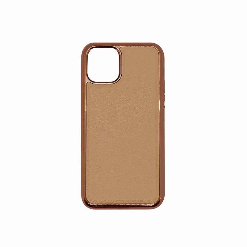 【iPhone11 Pro】2WAY 手帳型ケース(ローズゴールド×ベージュ)