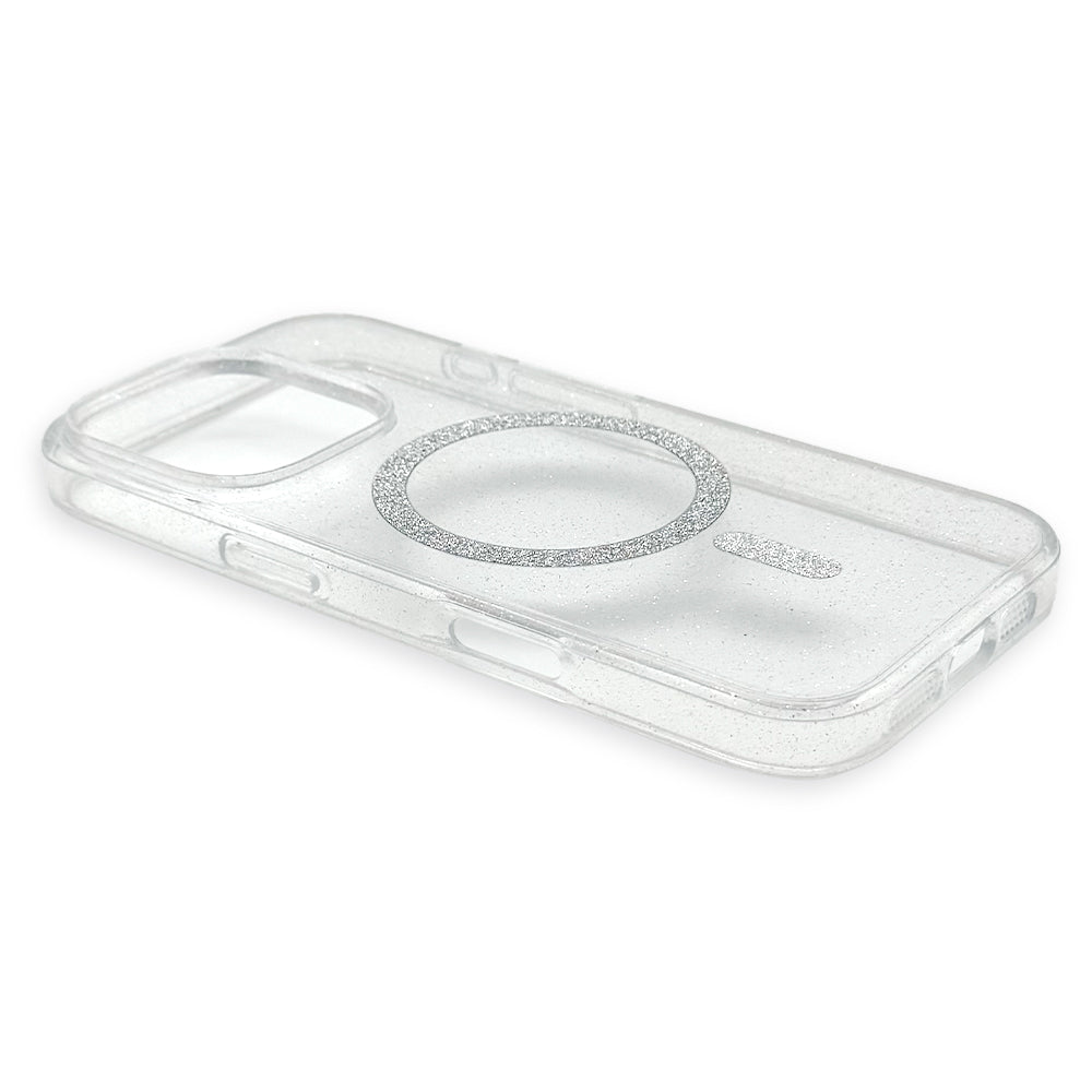 Mag Clear Glitter Case