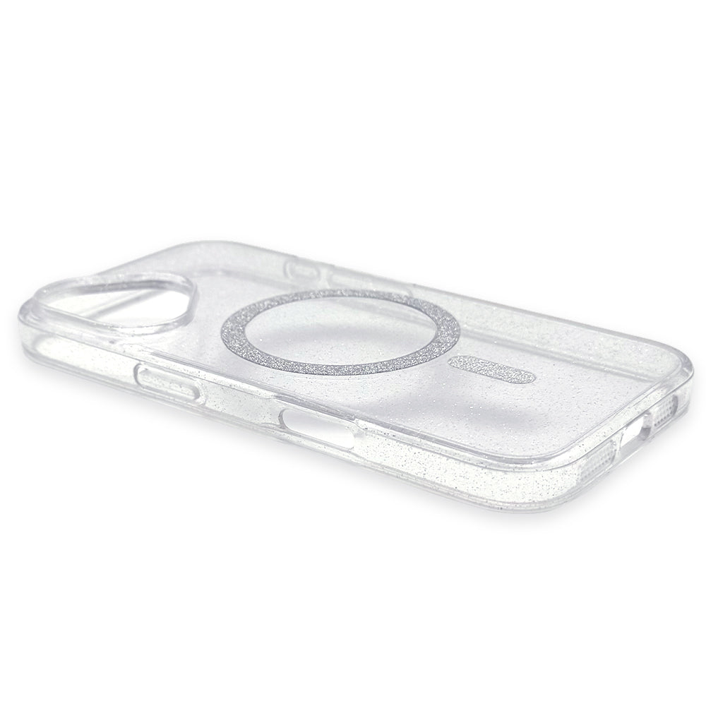 Mag Clear Glitter Case