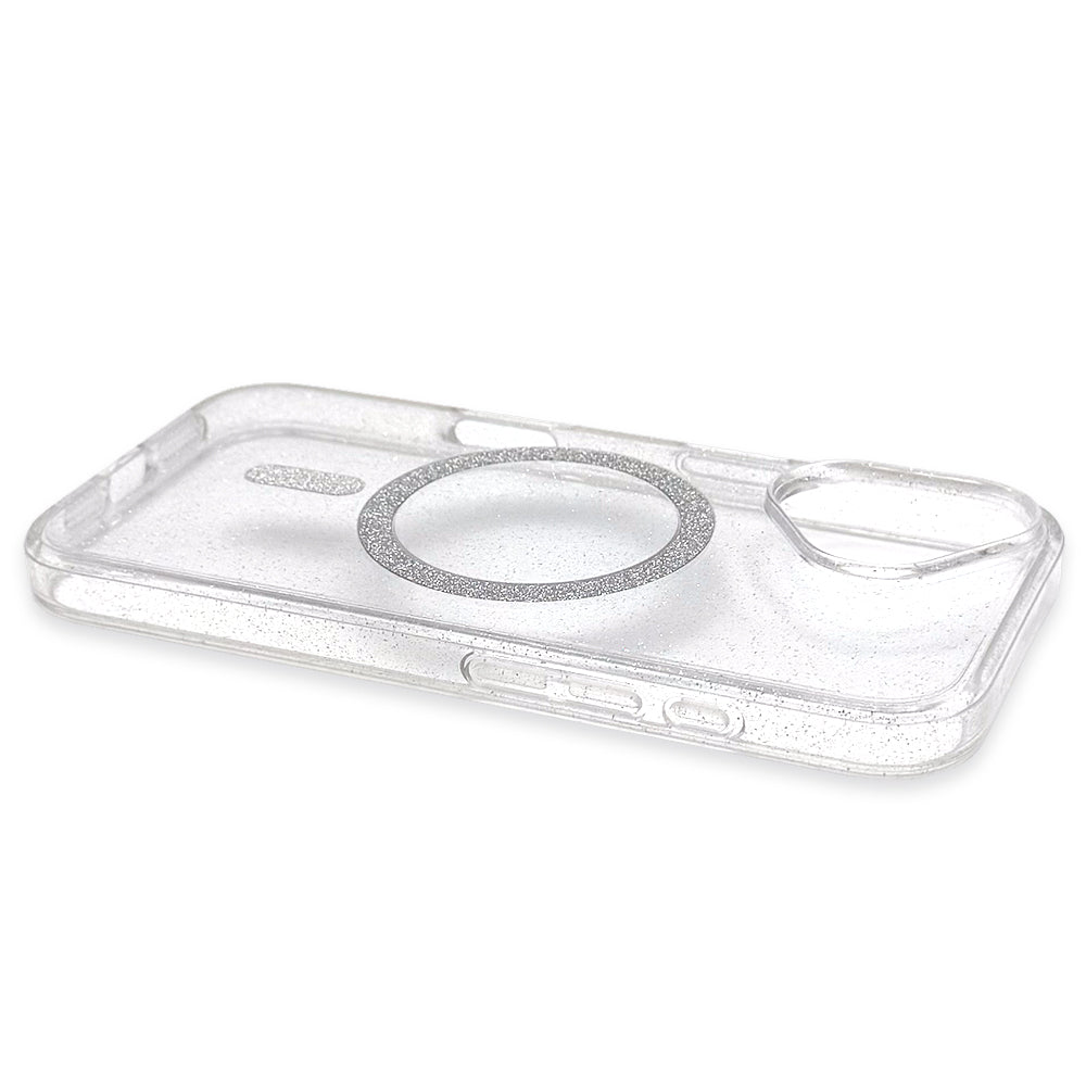 Mag Clear Glitter Case