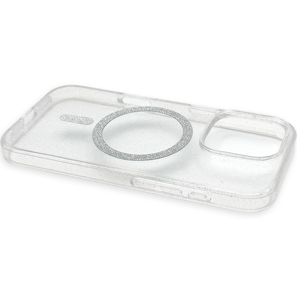 Mag Clear Glitter Case