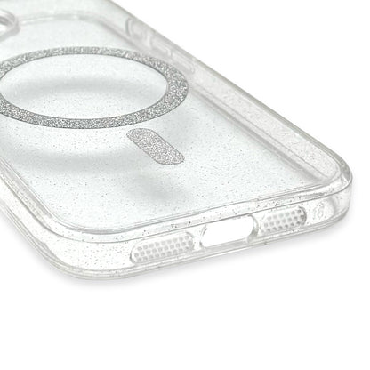 Mag Clear Glitter Case