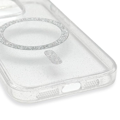 Mag Clear Glitter Case