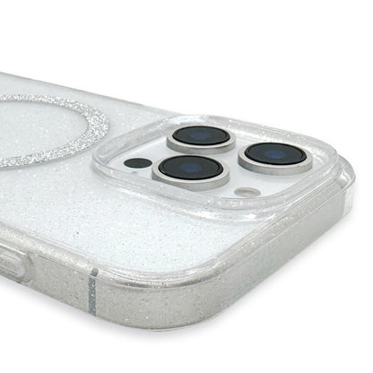 Mag Clear Glitter Case