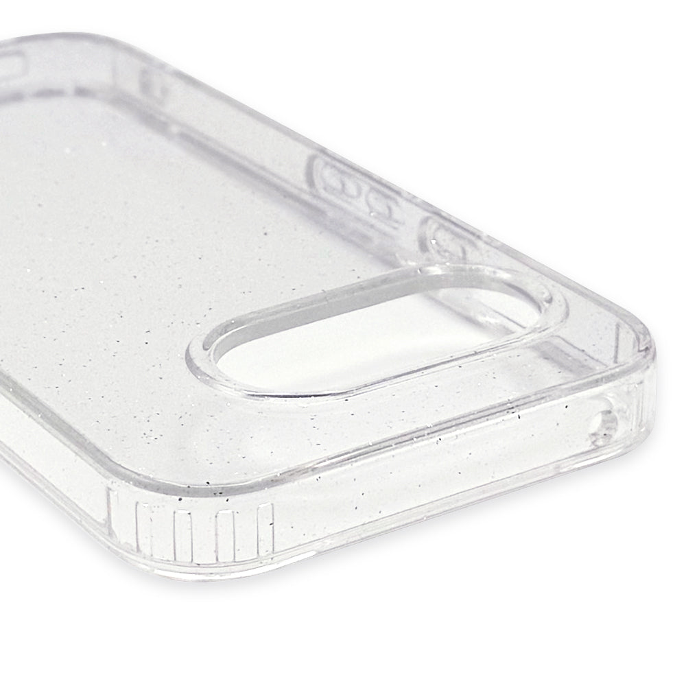 Hybrid Clear Glitter Case Pixel9a