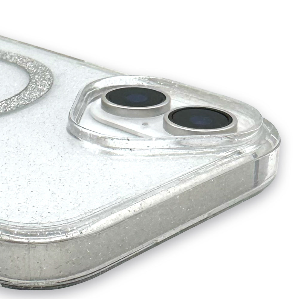 Mag Clear Glitter Case