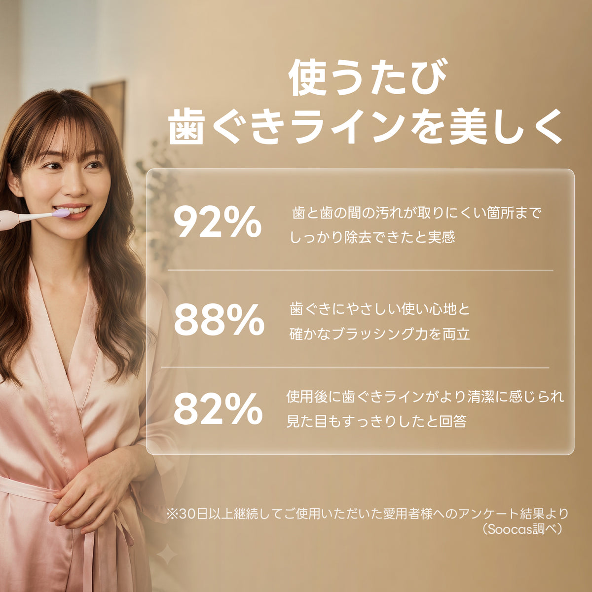 Soocas (ソーカス) MultiClean ウルトラクリーン 替えブラシ　ホワイト