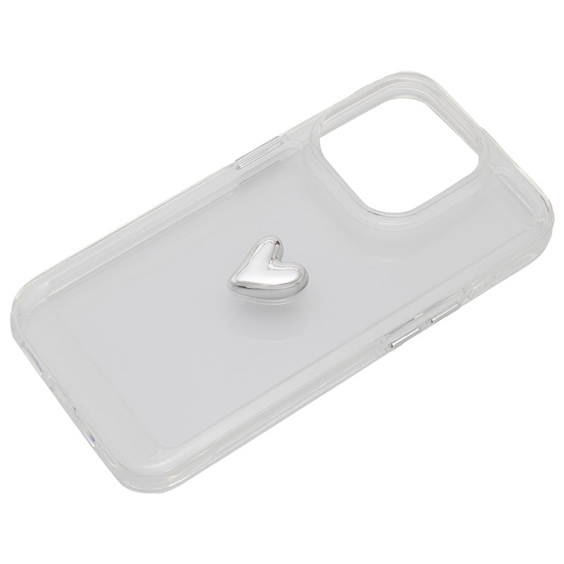 【iPhone15 Pro】ハートチャームケース