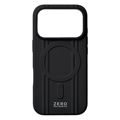 ZERO HALLIBURTON Hybrid Shockproof Case for iPhone 18 Pro/17 Pro (Black)