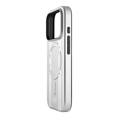 ZERO HALLIBURTON Hybrid Shockproof Case for iPhone 18 Pro/17 Pro (Steel Blue)
