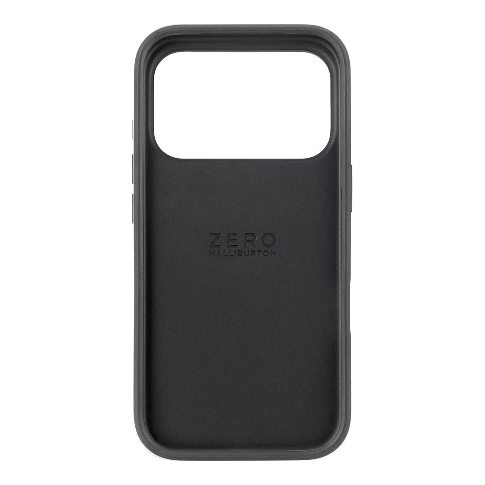 ZERO HALLIBURTON Hybrid Shockproof Case for iPhone 18 Pro/17 Pro (Steel Blue)