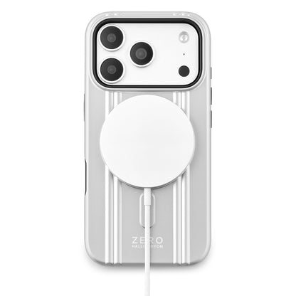ZERO HALLIBURTON Hybrid Shockproof Case for iPhone 18 Pro/17 Pro (Steel Blue)