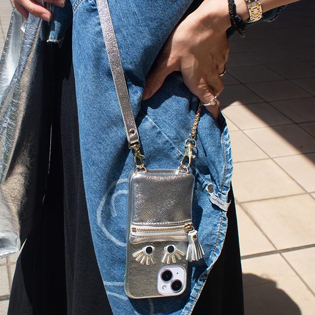 follow me case (silver)