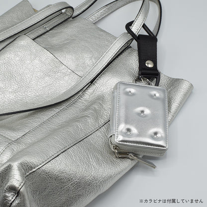 【MagSafe アクセサリー】Mag Coin Case with Hand Strap(silver)