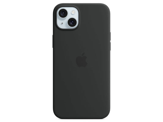 MagSafe対応iPhone15 Plusシリコーンケース (ブラック)
