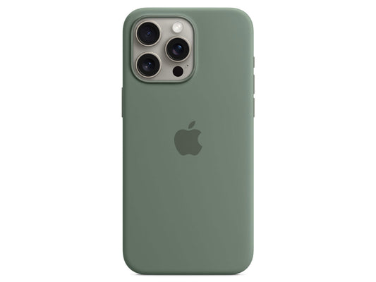 MagSafe対応iPhone15 Pro Maxシリコーンケース (サイプレス)