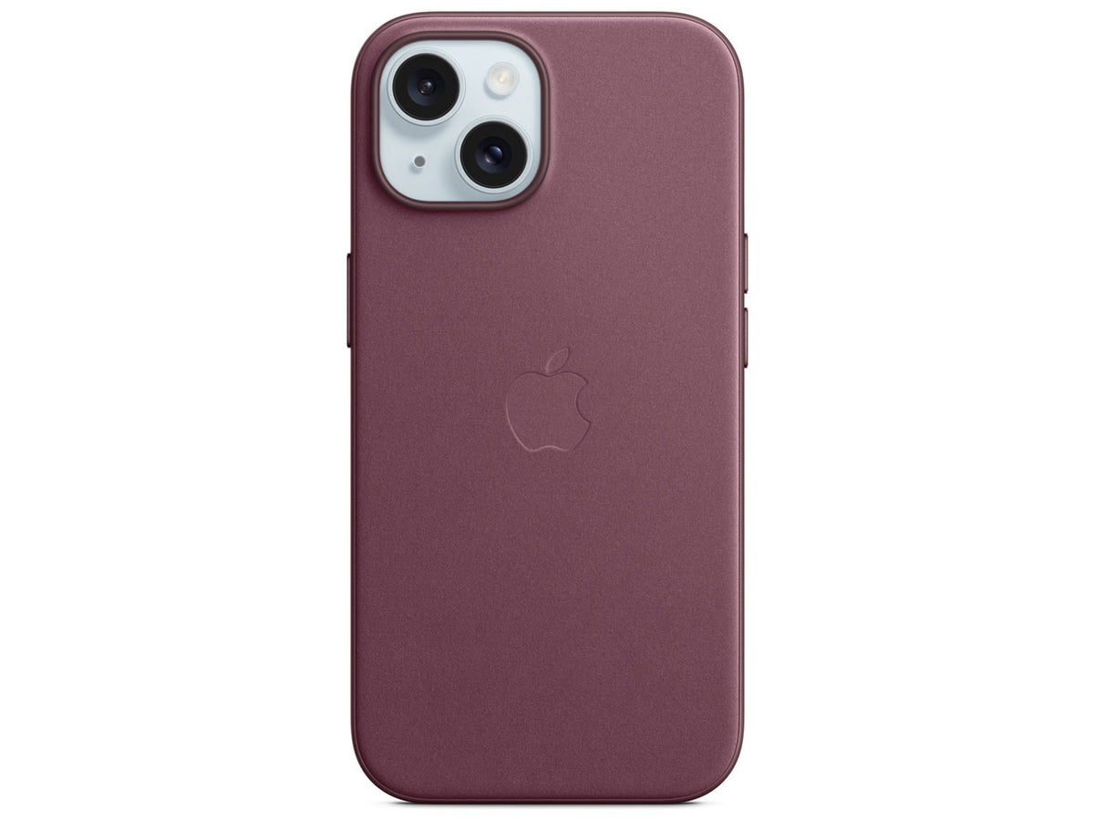MagSafe対応iPhone15ファインウーブンケース (マルベリー)