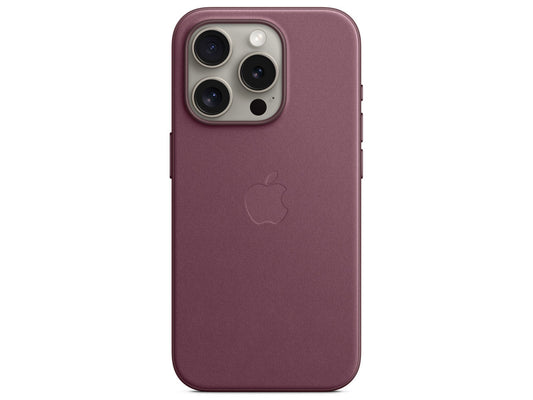 MagSafe対応iPhone15 Proファインウーブンケース (マルベリー)