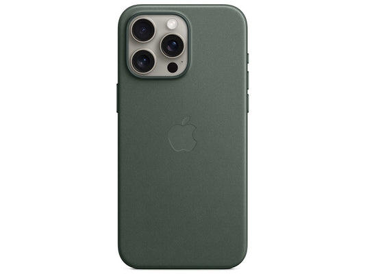 MagSafe対応iPhone15 Pro Maxファインウーブンケース (エバーグリーン)