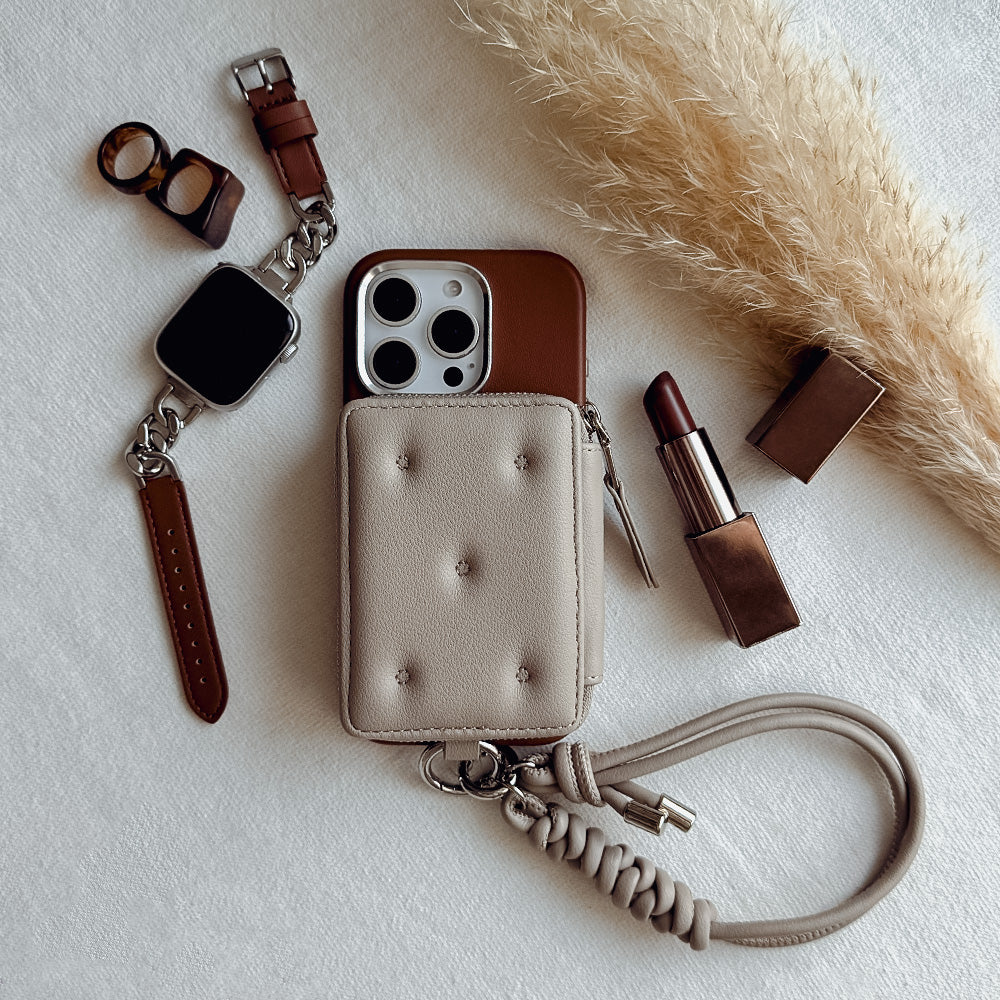 Real Leather Mag Case (BROWN)