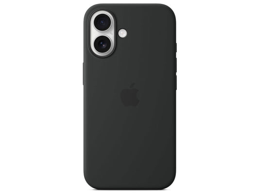 MagSafe対応iPhone16シリコーンケース (ブラック)