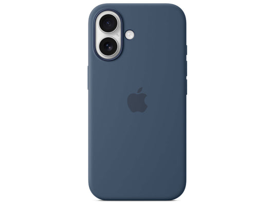 MagSafe対応iPhone16シリコーンケース (デニム)