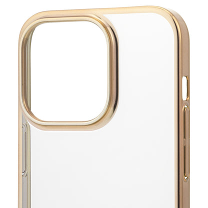 【iPhone13 Pro】サイドメッキケース (ゴールド)