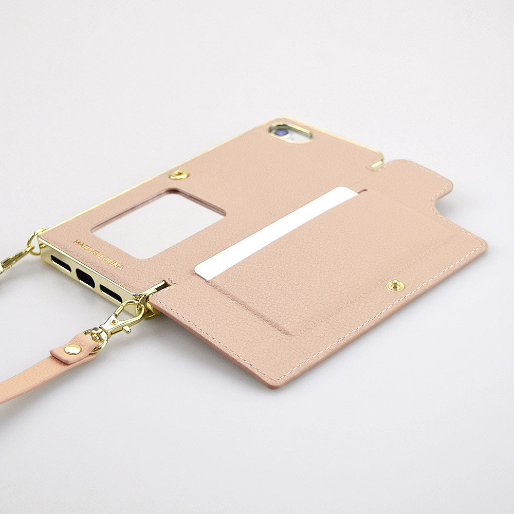 【iPhoneSE(第3/2世代)/8/7 ケース】Cross Body Case (beige)