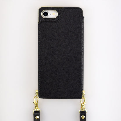 【iPhoneSE(第3/2世代)/8/7 ケース】Cross Body Case (black)