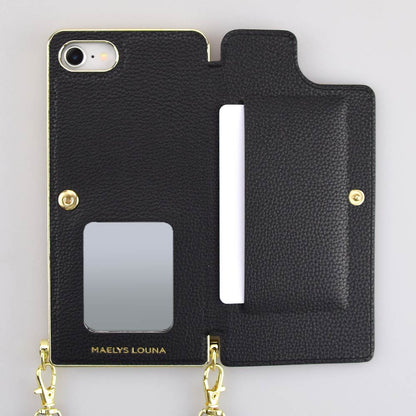 【iPhoneSE(第3/2世代)/8/7 ケース】Cross Body Case (black)