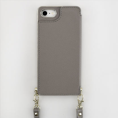 【iPhoneSE(第3/2世代)/8/7 ケース】Cross Body Case (gray)