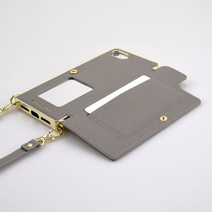 【iPhoneSE(第3/2世代)/8/7 ケース】Cross Body Case (gray)