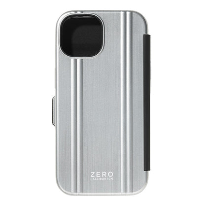 ZERO HALLIBURTON Hybrid Shockproof Flip Case (Matte Silver)