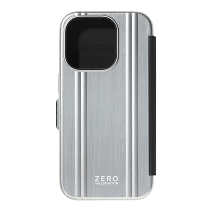ZERO HALLIBURTON Hybrid Shockproof Flip Case (Matte Silver)