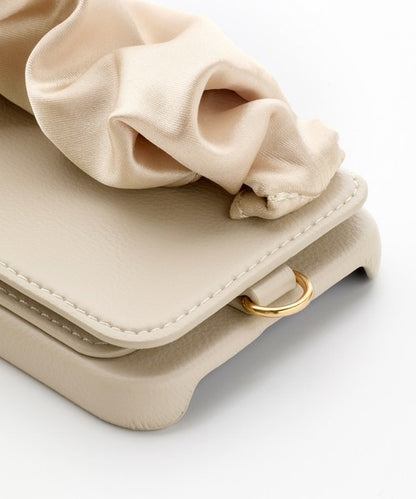 【iPhone15 Pro】Classy Scrunchie Case(pink)