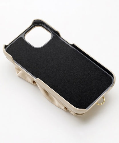 【iPhone15 Pro】Classy Scrunchie Case(greige)