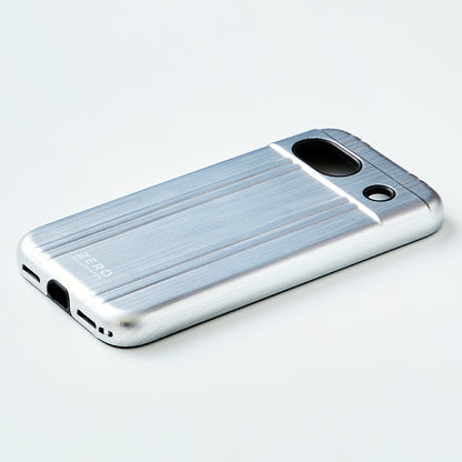ZERO HALLIBURTON Hybrid Shockproof Case (Matte Silver) - Made for Google