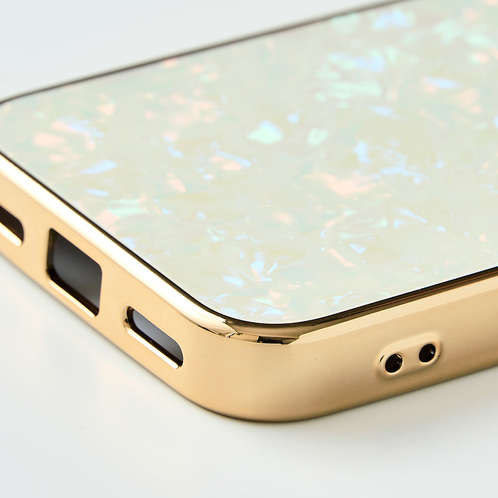 【GooglePixel 8a】Glass Shell(Gold)
