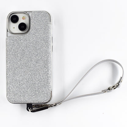 【iPhone15/14/13 ケース】Cross Body Case Duo (shine silver)