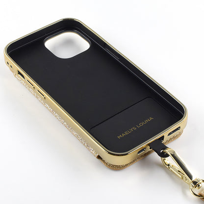 【iPhone15/14/13 ケース】Cross Body Case Duo (shine silver)