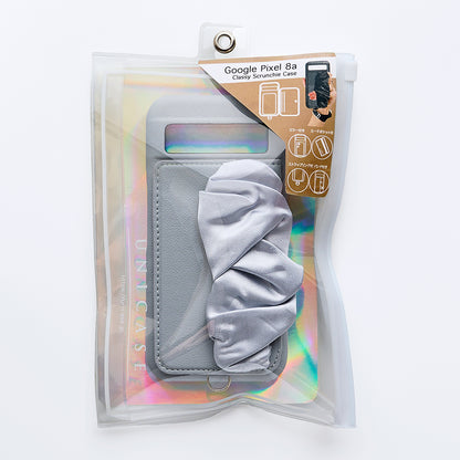 【GooglePixel 8a】Classy Scrunchie Case (pale blue)