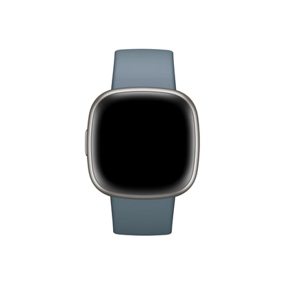 Google Fitbit Versa 4 - ウォーターフォールブルー / プラチナアルミニウム