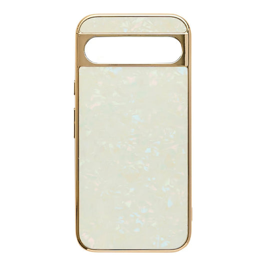 【アウトレット】【GooglePixel 8a】Glass Shell Case (gold)